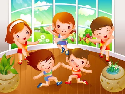 15. 欢乐园 (幼儿园里有各种各样的玩具,小朋友们玩得真高兴!
